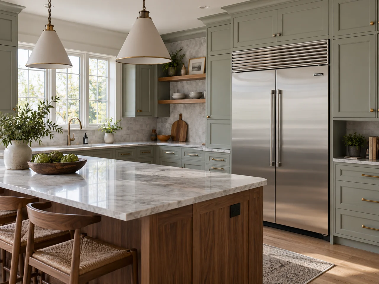 Illustration of a Thermador refrigerator