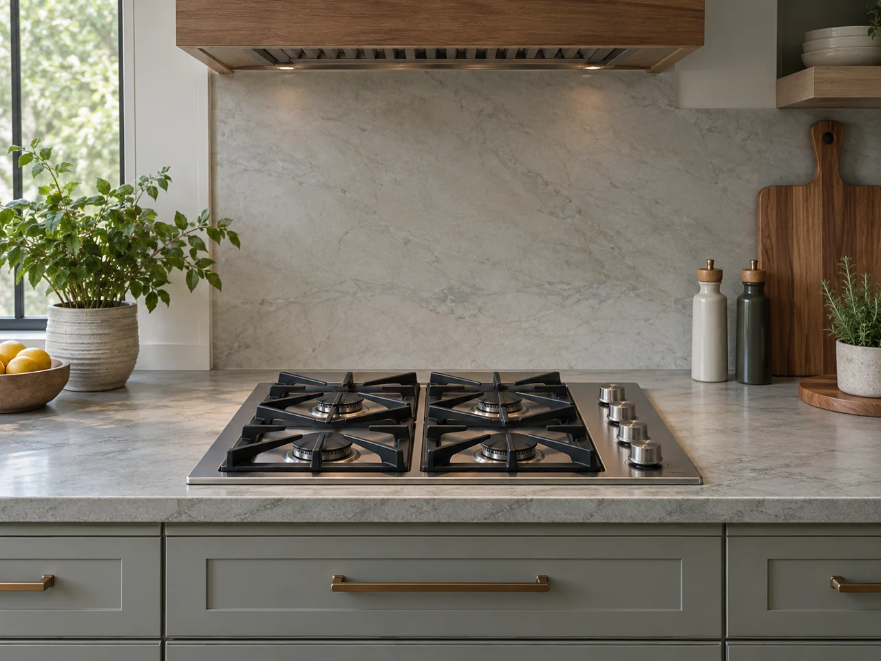 Illustration of Viking cooktop