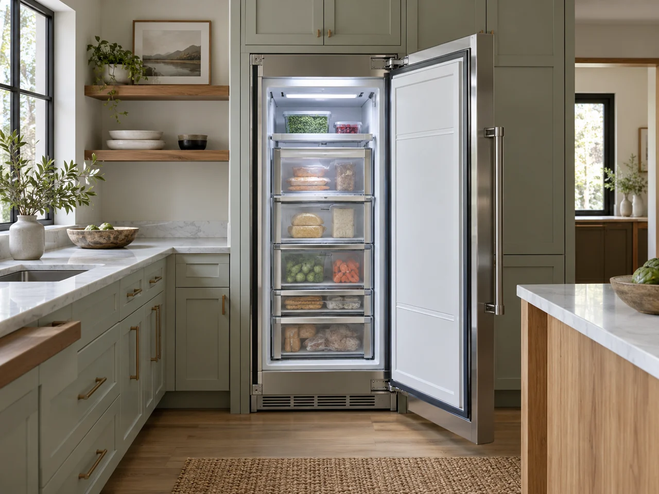 Illustration of Viking freezer